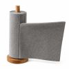 30 Count Gray Tear Away Roll Paper Towel Alternative Cleaning Cloths, Reusable Household Kitchen Wiping Rags for Home Kitchen Use