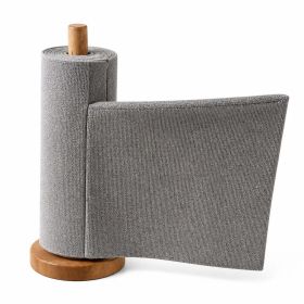 30 Count Gray Tear Away Roll Paper Towel Alternative Cleaning Cloths, Reusable Household Kitchen Wiping Rags for Home Kitchen Use