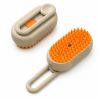 Steam Spray Pet Grooming Brush, Silicone Massage Shedding Hair Remover Comb, Reusable Pet Cleaning Grooming Tool for Dogs and Cats