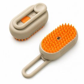 Steam Spray Pet Grooming Brush, Silicone Massage Shedding Hair Remover Comb, Reusable Pet Cleaning Grooming Tool for Dogs and Cats
