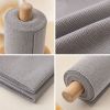 30 Count Gray Tear Away Roll Paper Towel Alternative Cleaning Cloths, Reusable Household Kitchen Wiping Rags for Home Kitchen Use