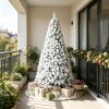 Flocked Artificial Christmas Tree with Branch Tips