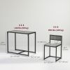 Dining Table Set, Industrial Dining Set for 2, Kitchen Table and Chairs for Small Space, Dining Room Table with Chairs