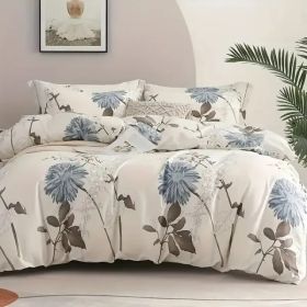 Haoyijia Big Flower Duvet Cover Queen (Option: King)