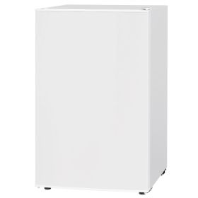4.5 Cu.Ft Mini Fridge, Single Door Refrigerator with Freezer, Wheels, Adjustable Thermostat, Reversible Door, White (Option: White-560x590x920 mm)